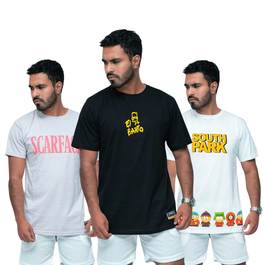 🔥PACK SORPRESA x 3 POLOS BOXIFIT- 1 PACK x S/ 75.00