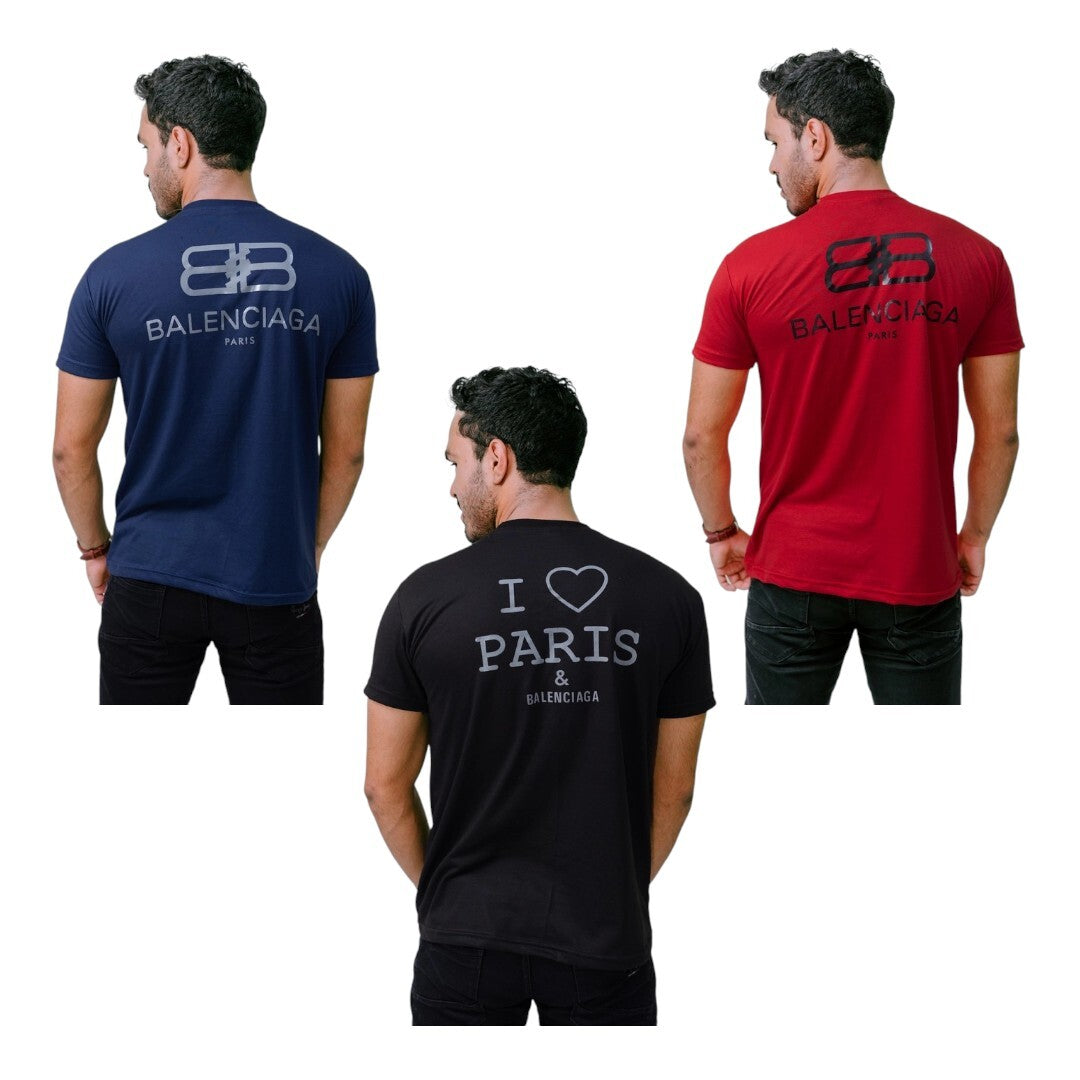 🔥PACK SORPRESA x 3 Polos M/C DOBLE ESTAMPADO - 1 PACK x S/22.50
