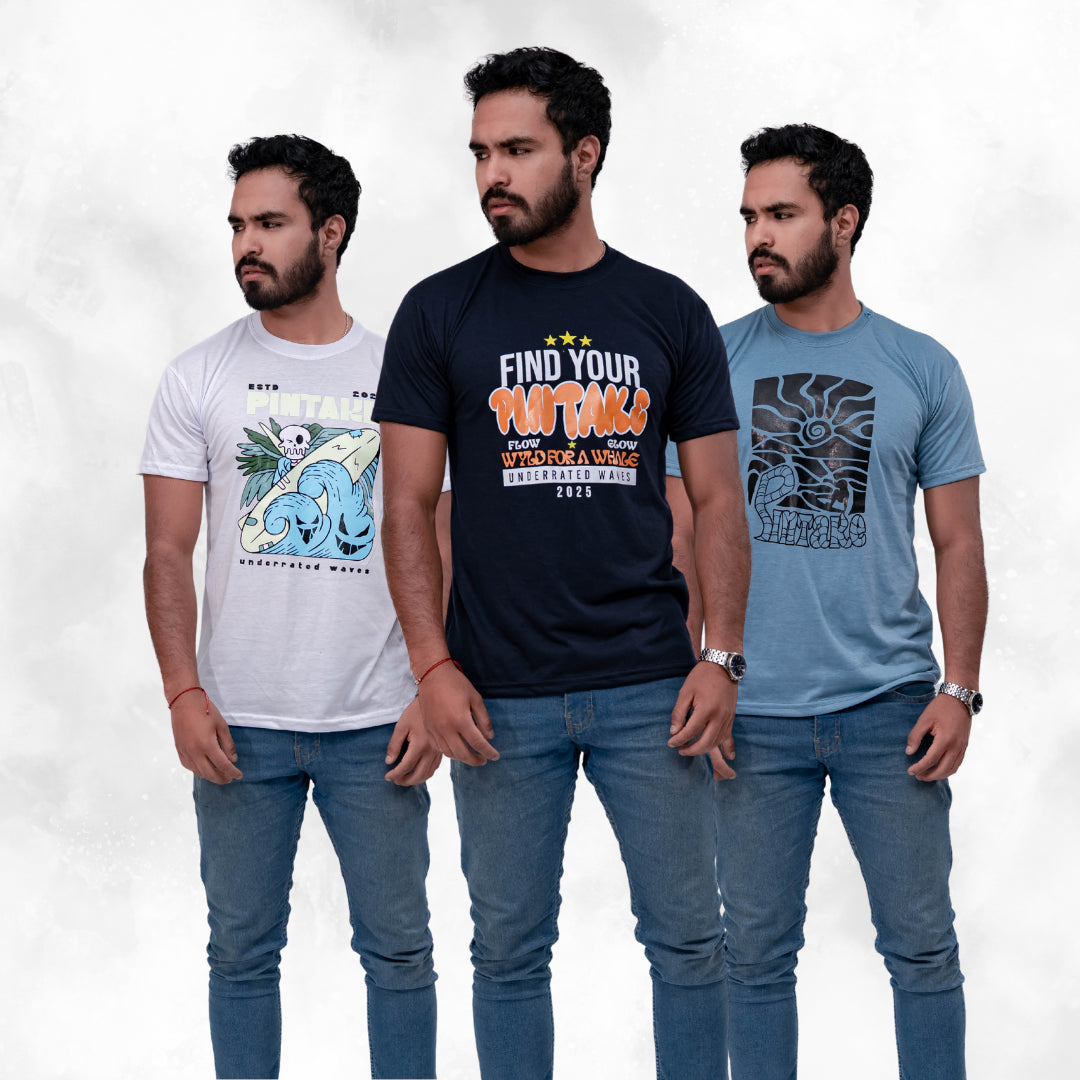 🔥PACK SORPRESA x 3 POLO PINTAKE - 1 Pack x S/22.50
